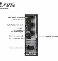 爆速 M.2SSD256+1000GB/Win11 Pro /第六世代CPU i7/DELL/OPTIPLEX 7040/5040/3040SFF/i7-6700/メモリ16GB/office2021 Wi-Fi Bluetooth美品_画像6