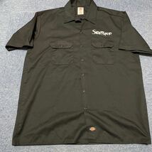 Seether Dickies ディッキーズ 黒 ブラック ホンジュラス製 ワークシャツ XLサイズ_画像1