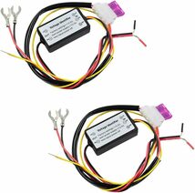 YUNPICAR デイライト LED 自動点灯ユニット コントローラー 12V 24W エンジンON時で点灯 減光機能付 ポジショ_画像1