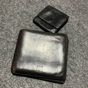 【LOEWE / ロエベ】 二つ折り財布（小銭入れなし） + コインケース