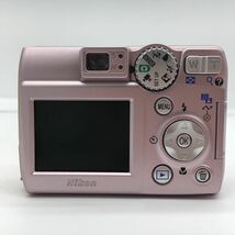 Nikon COOLPIX 5600 E5600 ニコン クールピクス ピンク コンパクト デジタル カメラ コンデジ 専用カバー付属 動作確認済 現状品 _画像4