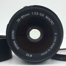 Nikon ニコン F70 ボディ SIGMA ZOOM 28-80mm 1:3.5-5.6 MACRO Φ55 シグマ レンズ LENS 一眼レフ フィルム カメラ 通電確認済み 現状品_画像6