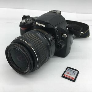 ニコン Nikon D40 デジタル 一眼レフ カメラ AF-S DX NIKKOR ED 18-55mm 3.5-5.6GⅡ レンズセット SDカード16GB付属 動作確認済