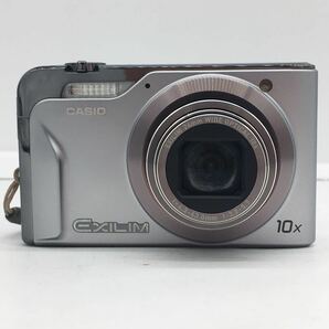 CASIO カシオ EXILIM EX-H10 シルバー コンパクト デジタル カメラ コンデジ 充電器・バッテリー・説明書・元箱付属 動作確認済の画像3