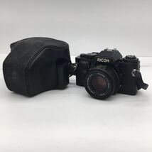 RICHO リコー XR7 ブラック ボディ / RIKENON 1:1.7 50mm レンズ 一眼レフ フィルム カメラ ヴィンテージ カバー付属 現状品 _画像1