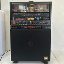 QW3653 COLUMBIA GP-K2300コロムビア カラオケシステム カラオケ機器 カセットテープ (再生NG)／8トラックテープ (再生OK) マイクOK 0318_画像1