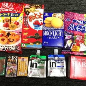 ◎森永製菓 株主優待◎ 自社製品11点詰合せ(2500円相当) 賞味期限:24.7 ウイダーインゼリー/クッキー/ハイチュウ/チョコボール/キャラメルの画像1