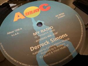 12”★Derreck Simons / Black Power / My Radio / Get Ready For Loving / ユーロビート！