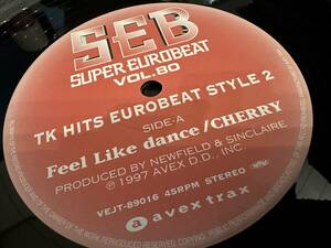 12”★Cherry / Helena / Super Eurobeat Vol. 80 - TK Hits Eurobeat Style 2 / ユーロビート！