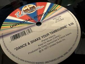 12”★Universal Robot Band / Dance And Shake Your Tambourine / Freak With Me / ダンス・クラシック！