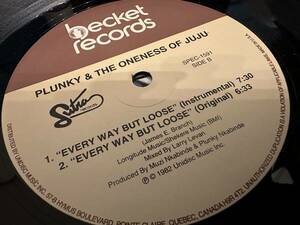 12”★Plunky & Oneness Of Juju / Every Way But Loose / Larry Levan / ダンス・クラシック！
