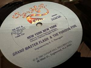 12”★Grand Master Flash & The Furious Five / New York New York / クラシック！