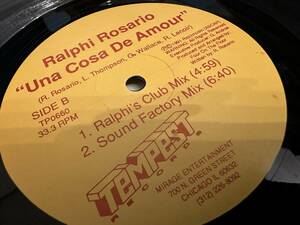 12”★Ralphi Rosario / Una Cosa De Amour / ディープ・ハウス・クラシック！