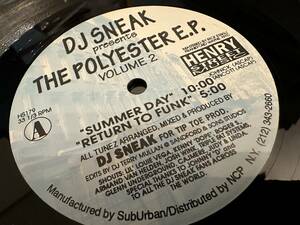 12”★DJ Sneak / The Polyester E.P. Volume 2 / ディスコ・ハウス！！