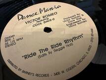 12”★Victor Romeo Featuring Cool Dave-O / Ride The Ride Rhythm / シカゴ・ハウス・クラシック！_画像1