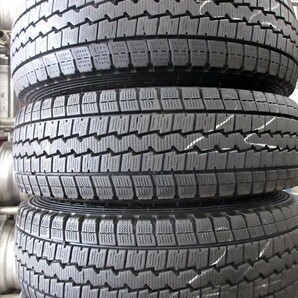 送料無料 スタッドレス 205/75R16 DUNLOP LT03M 22年 エルフ タイタン アトラス TK16×5.5J 116.5-8TC 5穴 再塗装 6本セットの画像8