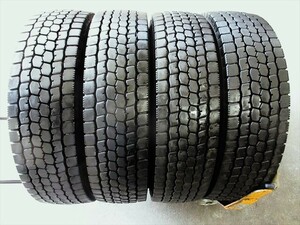 送料無料　225/80R17.5　BS　M888　ミックス　2022年製　4本セット　13mmぐらい　バリ溝