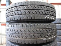 送料無料　スタッドレス　バリ溝　205/75R16　BS　W979　22年　三菱キャンター　ふそう　新車外しXAC16×5.5K　5穴　美品　6本セット_画像7