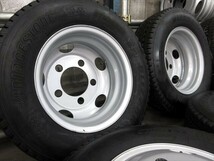 送料無料　スタッドレス　バリ溝　205/75R16　BS　W979　22年　三菱キャンター　ふそう　新車外しXAC16×5.5K　5穴　美品　6本セット_画像3