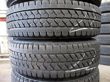 送料無料　スタッドレス　バリ溝　205/75R16　BS　W979　22年　三菱キャンター　ふそう　新車外しXAC16×5.5K　5穴　美品　6本セット_画像8