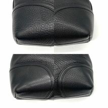 1円●極美品/定価8万●Paul Smith ポールスミス トートバッグ ビジネスバッグ ショルダー肩掛け◎ A4収納 シボ革 カーフレザー 黒 メンズ_画像7