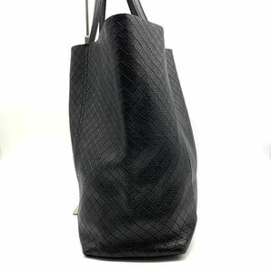 1円●美品●BOTTEGA VENETA ボッテガヴェネタ イントレッチオミラージュ トートバッグ ビジネスバッグ ショルダー肩掛け レザー 黒 メンズの画像5