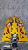 ABCホビー・LIQUI　MOLY　F1・21クラス・OUTBOARD　RACING　BOAT　長期保管中古品_画像4