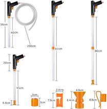 水槽用ポンプ 水換えポンプ クリーナー 砂利掃除 アクアリウム用 長さ調整 ノズル付き 自動式 [90cmまでの水槽用]_画像5