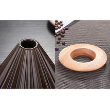 コーヒードリッパー 陶器　木製ホルダー セット セラミック フィルターカップ_画像3