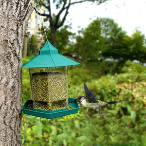 小鳥の餌台 バードフィダー 小鳥　屋外 吊り下げ 給餌器大容量　野鳥観察　バードウォッチング　えさ台 小鳥 餌台 餌箱ガーデン