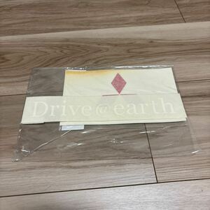 三菱自動車 スリーダイヤステッカー ホワイト White サイズS (15.4×8.9cm) MITSUBISHI MOTORS Drive @ earth ステッカー デカール