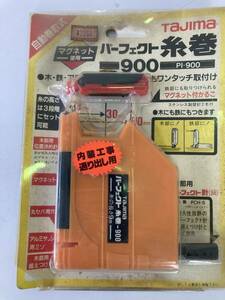 Tajima パーフェクト糸巻 900/田島製作所 PI-900 自動巻取式 木・鉄・アルミ・コンクリどこでもワンタッチ取付け☆未使用 保管品