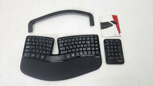 【9859】Microsoft Sculpt Ergonomic Keyboard for Business キーボード 5KV-00006 欠品あり 未動確 ジャンク品