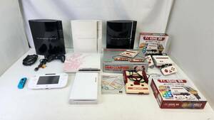 【0402】1円~ ゲーム機 まとめ SONY PS3 FF XIIIモデル CECH-2000B CECHL00 CECHA00 Nintendo WiiU ファミコン など セット ジャンク品 