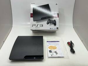 【9666】[1円～] PS3 プレステ3 PlayStation 3 (160GB) チャコール・ブラック (CECH-3000A) 完動品 中古品