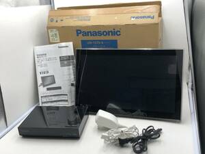 【9455】Panasonic HDDレコーダー付 ポータブル地上 BS 110度CSデジタル テレビ UN-15T5 ブラック 15V型 ビエラ 動作確認済 中古品