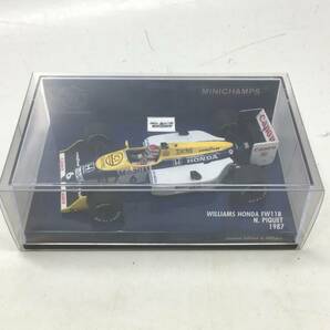 【0274】ミニカー 1/43 WILLIAMS HONDA FW11B 1987 N.PIQUET ネルソン・ピケ ミニチャンプス 中古品の画像1