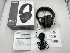 【9349】marantz Professional マランツ MPH-1 40mm Over-Ear Monitoring Headphones ヘッドホン ブラック 箱あり 動作未確認 ジャンク品