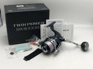 【9453】シマノ ツインパワー SW 8000HG 04228 スピニングリール TWIN POWER SHIMANO フィッシング用品 釣り具 リール 中古品