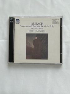 【プロモ盤2CD】J.S.バッハ：無伴奏ヴァイオリンのためのソナタとパルティータ全曲　寺神戸亮（バロック・ヴァイオリン）