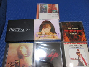 CDまとめて！浜田麻里+SHOW-YA ロックCDセット・MAri hamada ３枚組cd box含む　INCLINATION ライブ版など