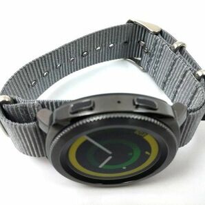 ナイロン製ミリタリーストラップ natoタイプ 腕時計布ベルト グレー 20mmの画像2