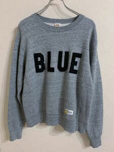  Hollywood Ranch Market BLUE BLUE×Russell collaboration sweat sweatshirt M size 