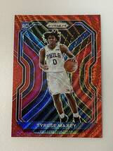 【TYRESE MAXEY】2020 PANINI PRIZM RUBY WAVE RC _画像1