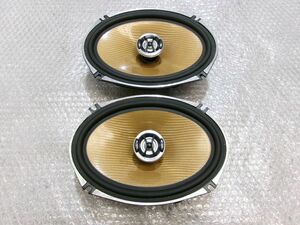 * super-discount!*carrozzeria Carozzeria TS-J6900A speaker ellipse Spee Car Audio left right Civic .. use all-purpose operation OK / R2-1969