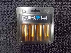 ★新品!☆NRG ロング ラグナット 貫通 ローズゴールド M12×1.5 LN-470RG / 2J12-692