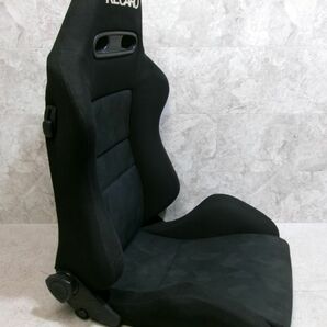 ★キレイ!美品!★RECARO レカロ SR4 セミバケット セミバケ シート ブラック 黒 底6点止め 両側三角ダイヤル リクライニング / R3-1491の画像2