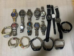 腕時計 CASIO 、CITIZEN 、WIRED、色々まとめ20個中古品ジャンク現状品