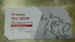 4a■株主優待 ルネサンス ４枚★フィットネス■送料63円～♪♪♪ダイエットや運動に！