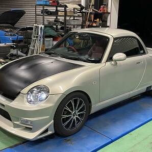 カスタム車 コペン L880K アニバーサリーED 平成17年車 低走行 7万キロ☆ AT ミッション アクティブトップ 電動オープンOK 無事故車 千葉県の画像1